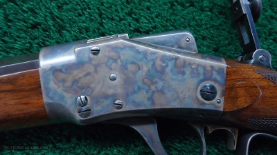 CUSTOM SHARPS BORCHARDT MODEL 1878 SPORTING AND TARGET RIFLE CHAMBERED IN 32-40 - Image 8 of 22