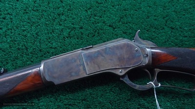 BEAUTIFUL WINCHESTER MODEL 1876 DELUXE RIFLE IN CALIBER 45-75 - Image 2 of 23