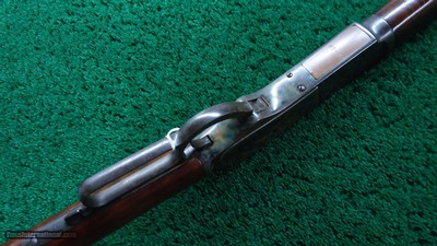 WINCHESTER MODEL 1876 SPECIAL ORDER RIFLE WITH SCARCE CASE HARDENED FRAME IN CALIBER 45-60 - Image 3 of 25