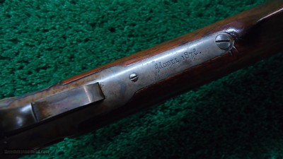 WINCHESTER MODEL 1876 SPECIAL ORDER RIFLE WITH SCARCE CASE HARDENED FRAME IN CALIBER 45-60 - Image 10 of 25
