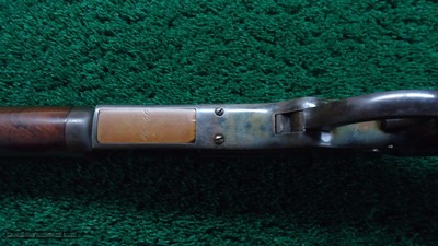 WINCHESTER MODEL 1876 SPECIAL ORDER RIFLE WITH SCARCE CASE HARDENED FRAME IN CALIBER 45-60 - Image 13 of 25