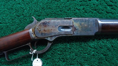 WINCHESTER MODEL 1876 SPECIAL ORDER RIFLE WITH SCARCE CASE HARDENED FRAME IN CALIBER 45-60
