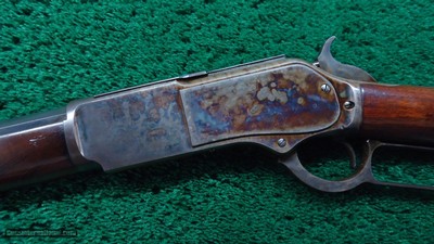 WINCHESTER MODEL 1876 SPECIAL ORDER RIFLE WITH SCARCE CASE HARDENED FRAME IN CALIBER 45-60 - Image 2 of 25