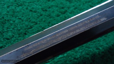 WINCHESTER DELUXE MODEL 1876 RIFLE IN 45-60 CALIBER - Image 12 of 25