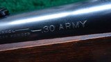 WINCHESTER MODEL 1895 PRESENTATION RIFLE CHAMBERED IN 30 ARMY - 6 of 22