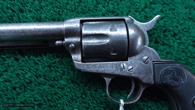 FIRST GEN COLT SAA IN 45 LC WITH HOLSTER - Image 8 of 19