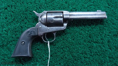 FIRST GEN COLT SAA IN 45 LC WITH HOLSTER