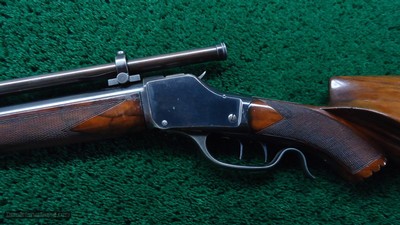 WINCHESTER MODEL 1885 HI-WALL SCHUETZEN RIFLE IN 22 SHORT - Image 2 of 25