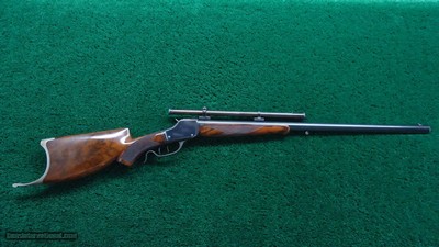 WINCHESTER MODEL 1885 HI-WALL SCHUETZEN RIFLE IN 22 SHORT - Image 25 of 25
