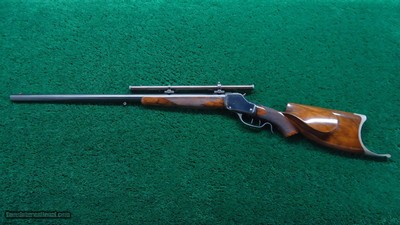 WINCHESTER MODEL 1885 HI-WALL SCHUETZEN RIFLE IN 22 SHORT - Image 24 of 25