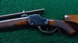 WINCHESTER MODEL 1885 HI-WALL SCHUETZEN RIFLE IN 22 SHORT - 2 of 25