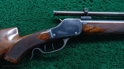 WINCHESTER MODEL 1885 HI-WALL SCHUETZEN RIFLE IN 22 SHORT