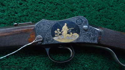 FRANCOTTE MARTINI SINGLE SHOT GOLD INLAID PARADOX BORE RIFLE - Image 2 of 25