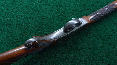 VERY FINE PEABODY MARTINI CREEDMORE ENGRAVED RIFLE - Image 3 of 25