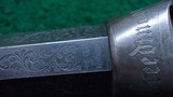 VERY FINE PEABODY MARTINI CREEDMORE ENGRAVED RIFLE - 9 of 25