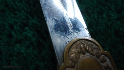 WWII GERMAN ARMY OFFICER DRESS SWORD - Image 7 of 11