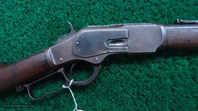 VERY RARE WINCHESTER MODEL 1873 16 INCH SRC TRAPPER IN HARD TO FIND CALIBER 32-20