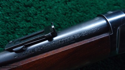 WINCHESTER MODEL 92 SRC IN 25-20 WCF CALIBER - Image 13 of 22