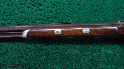 PHILADELPHIA HALFSTOCK SILVER-MOUNTED PERCUSSION SPORTING RIFLE - Image 18 of 25