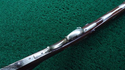 PHILADELPHIA HALFSTOCK SILVER-MOUNTED PERCUSSION SPORTING RIFLE - Image 3 of 25