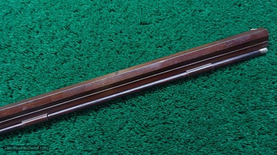 PHILADELPHIA HALFSTOCK SILVER-MOUNTED PERCUSSION SPORTING RIFLE - Image 7 of 25