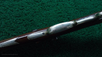 PHILADELPHIA HALFSTOCK SILVER-MOUNTED PERCUSSION SPORTING RIFLE - Image 10 of 25