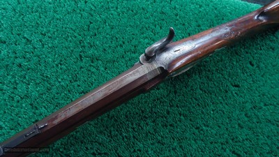 PHILADELPHIA HALFSTOCK SILVER-MOUNTED PERCUSSION SPORTING RIFLE - Image 4 of 25