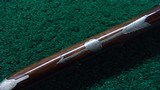 PHILADELPHIA HALFSTOCK SILVER-MOUNTED PERCUSSION SPORTING RIFLE - 12 of 25