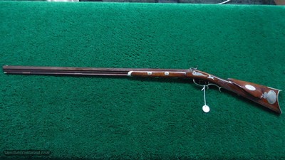 PHILADELPHIA HALFSTOCK SILVER-MOUNTED PERCUSSION SPORTING RIFLE - Image 24 of 25