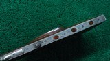 PHILADELPHIA HALFSTOCK SILVER-MOUNTED PERCUSSION SPORTING RIFLE - 14 of 25