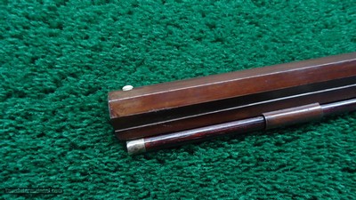 PHILADELPHIA HALFSTOCK SILVER-MOUNTED PERCUSSION SPORTING RIFLE - Image 19 of 25
