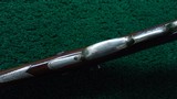 PHILADELPHIA HALFSTOCK SILVER-MOUNTED PERCUSSION SPORTING RIFLE - 10 of 25