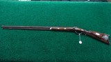 PHILADELPHIA HALFSTOCK SILVER-MOUNTED PERCUSSION SPORTING RIFLE - 24 of 25