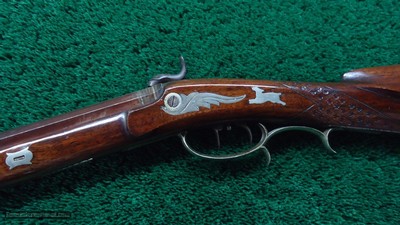 PHILADELPHIA HALFSTOCK SILVER-MOUNTED PERCUSSION SPORTING RIFLE - Image 2 of 25