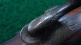 PHILADELPHIA HALFSTOCK SILVER-MOUNTED PERCUSSION SPORTING RIFLE - 13 of 25