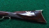 PHILADELPHIA HALFSTOCK SILVER-MOUNTED PERCUSSION SPORTING RIFLE BY TRYON - 18 of 22