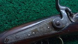 PHILADELPHIA HALFSTOCK SILVER-MOUNTED PERCUSSION SPORTING RIFLE BY TRYON - 8 of 22