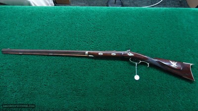 PHILADELPHIA HALFSTOCK SILVER-MOUNTED PERCUSSION SPORTING RIFLE BY TRYON - Image 21 of 22