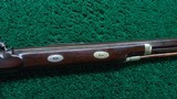 PHILADELPHIA HALFSTOCK SILVER-MOUNTED PERCUSSION SPORTING RIFLE BY TRYON - 5 of 22