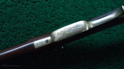 PHILADELPHIA HALFSTOCK SILVER-MOUNTED PERCUSSION SPORTING RIFLE BY TRYON - Image 10 of 22