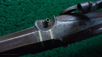 PHILADELPHIA HALFSTOCK SILVER-MOUNTED PERCUSSION SPORTING RIFLE BY TRYON - Image 11 of 22