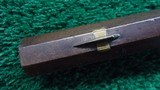 PHILADELPHIA HALFSTOCK SILVER-MOUNTED PERCUSSION SPORTING RIFLE BY TRYON - 15 of 22