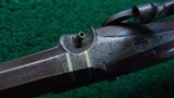 PHILADELPHIA HALFSTOCK SILVER-MOUNTED PERCUSSION SPORTING RIFLE BY TRYON - 11 of 22