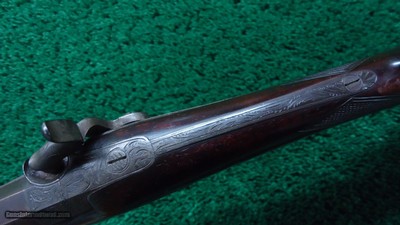 BLUNT & SYMS HALFSTOCK SILVER-MOUNTED PERCUSSION SPORTING RIFLE - Image 9 of 25
