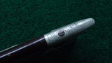 BLUNT & SYMS HALFSTOCK SILVER-MOUNTED PERCUSSION SPORTING RIFLE - 20 of 25