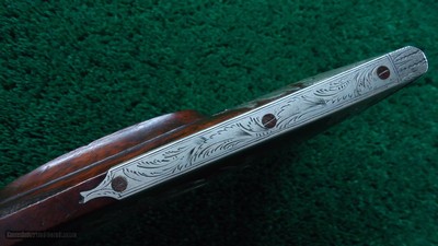 BLUNT & SYMS HALFSTOCK SILVER-MOUNTED PERCUSSION SPORTING RIFLE - Image 12 of 25