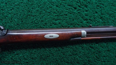 BLUNT & SYMS HALFSTOCK SILVER-MOUNTED PERCUSSION SPORTING RIFLE - Image 5 of 25