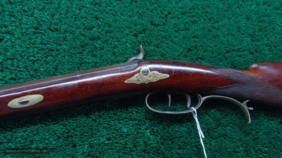 BLUNT & SYMS HALFSTOCK SILVER-MOUNTED PERCUSSION SPORTING RIFLE - Image 2 of 25