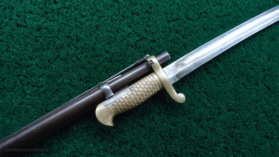 *Sale Pending* - CITIZENS GUARD OF HAWAII WINCHESTER MODEL 1876 MUSKET WITH SABER BAYONET - Image 12 of 23