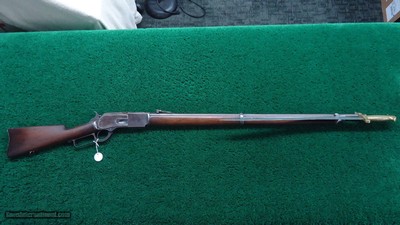 *Sale Pending* - CITIZENS GUARD OF HAWAII WINCHESTER MODEL 1876 MUSKET WITH SABER BAYONET - Image 23 of 23